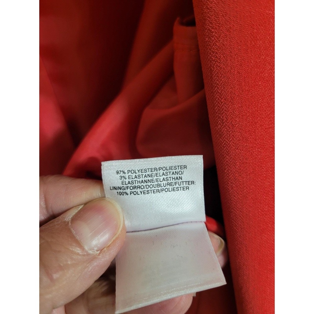 Jones Studio Womens Coral Open Blazer Jacket Fully‎ Lined Size 24W Careerwear - Picture 5 of 5